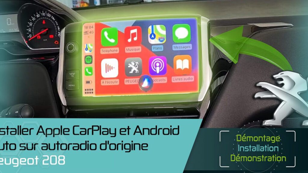 Comment intégrer et utiliser CarPlay dans votre Peugeot 208 ?