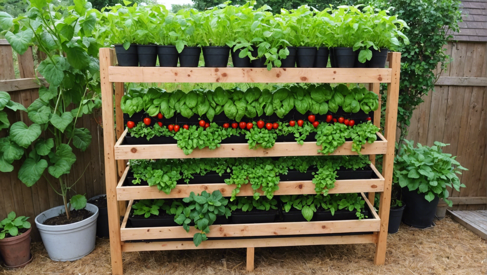 découvrez comment créer un potager vertical en permaculture et cultiver vos légumes de manière écologique et efficace.