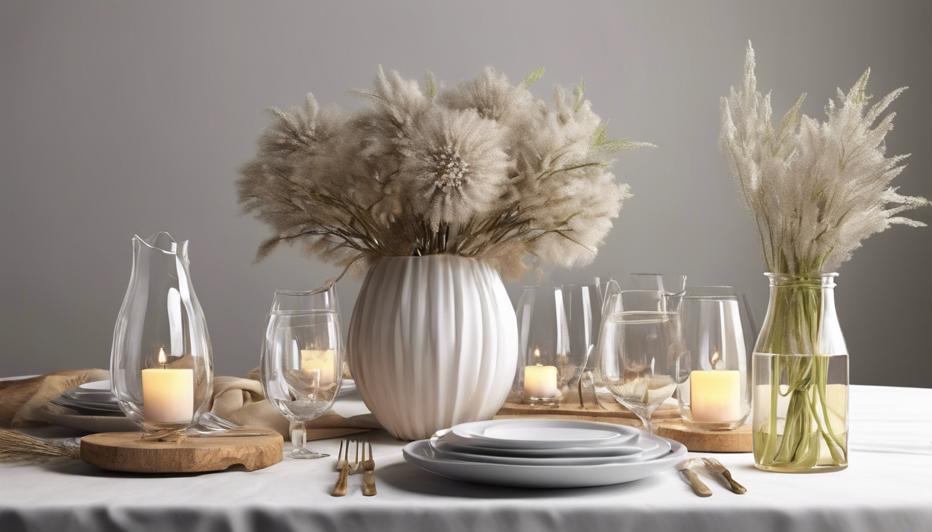 découvrez nos astuces pour créer une décoration de table naturelle et chic, et apportez une touche d'élégance à votre événement grâce à des matériaux authentiques et des inspirations de la nature.