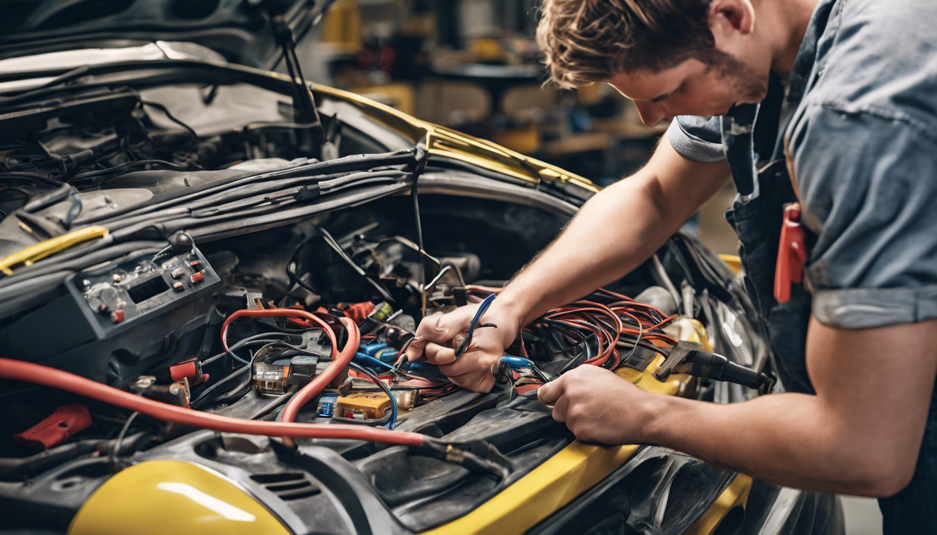 découvrez notre formation électricien auto complète et optimisez vos compétences dans le domaine de l'électricité automobile. apprenez tout ce qu'il faut savoir pour réussir dans cette profession en pleine croissance, des bases essentielles aux techniques avancées. inscrivez-vous dès aujourd'hui pour donner un coup de pouce à votre carrière !