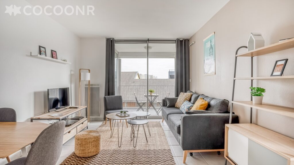 Appartement moderne prêt à être connecté à internet dans un nouveau logement