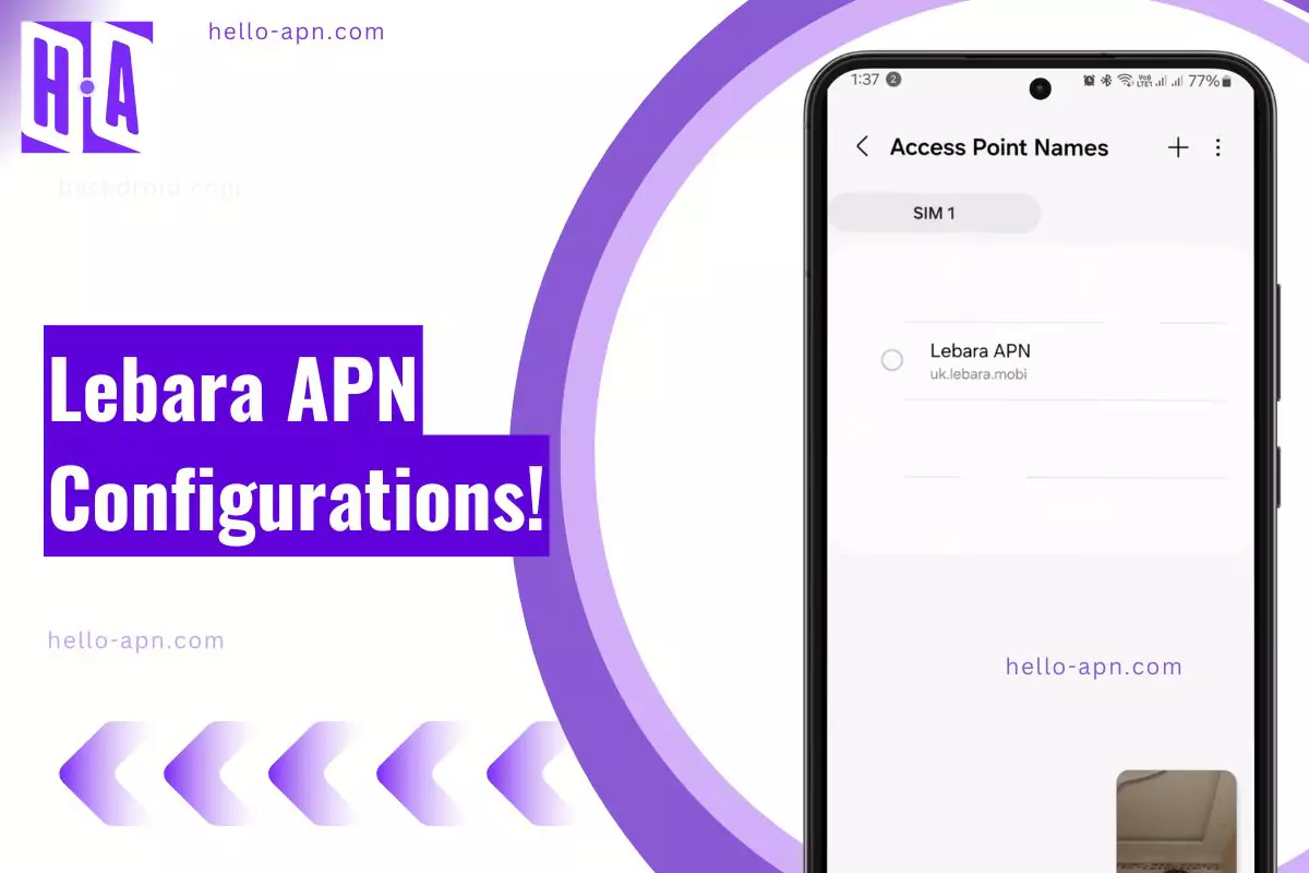 Configuration APN Lebara