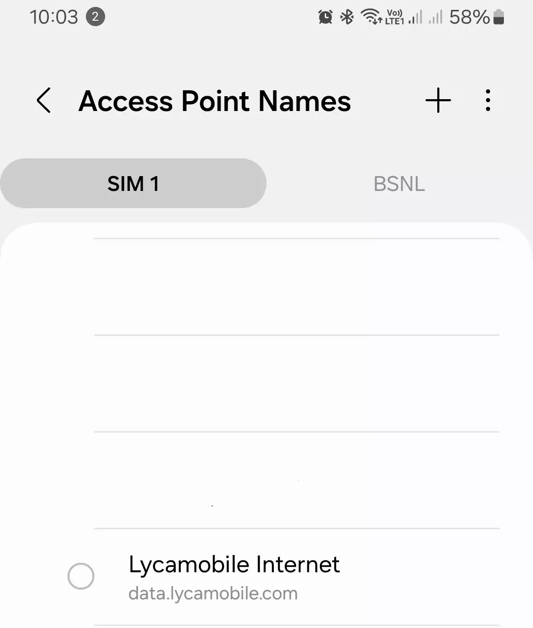 Configuration Lycamobile Internet sur smartphone
