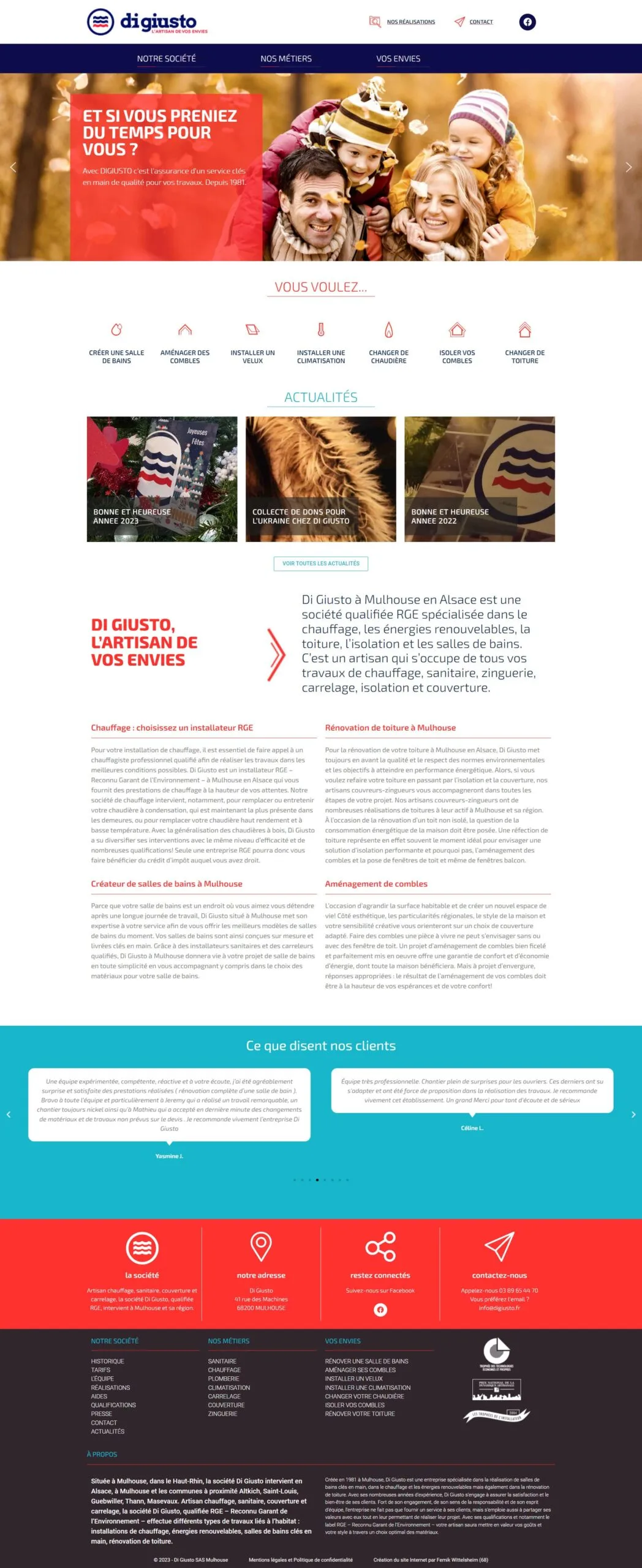 Exemple site internet Wittelsheim