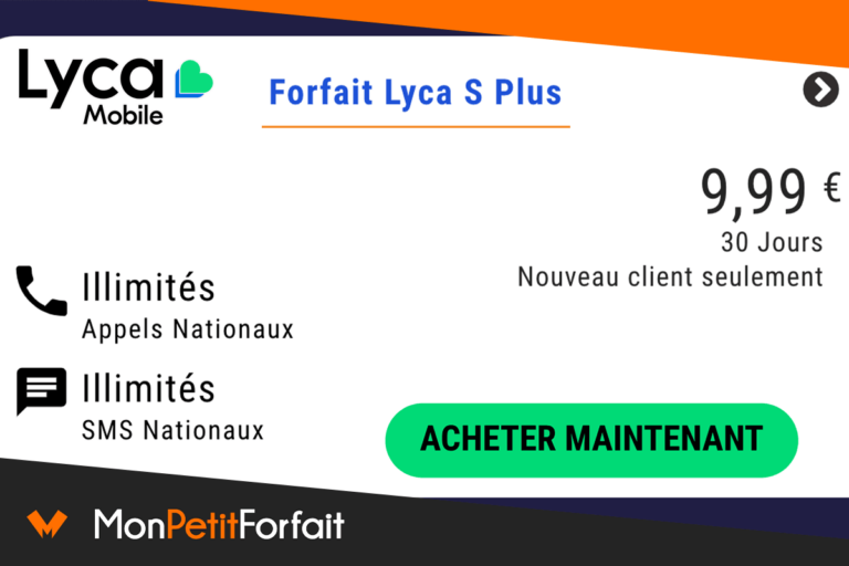 Forfait Lycamobile à 10 euros : comparatif des meilleurs pass internet