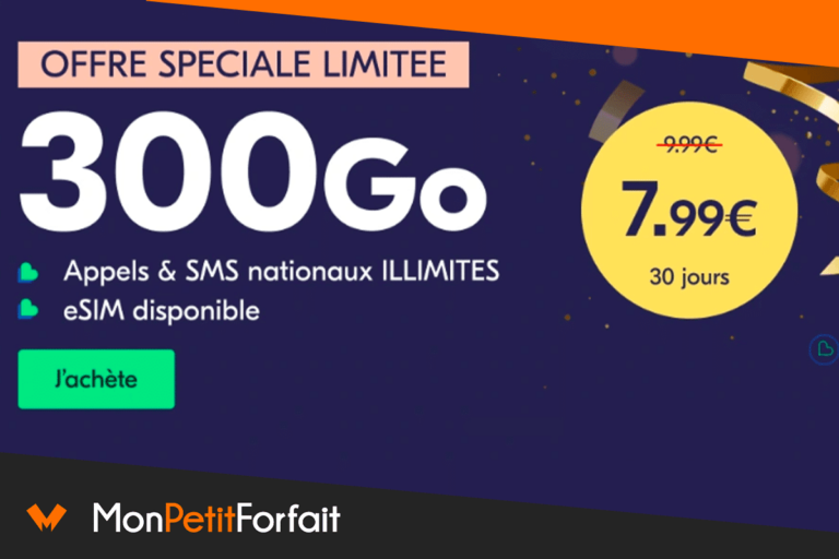 Forfait mobile Lycamobile avec 300 Go pour internet illimité à petit prix