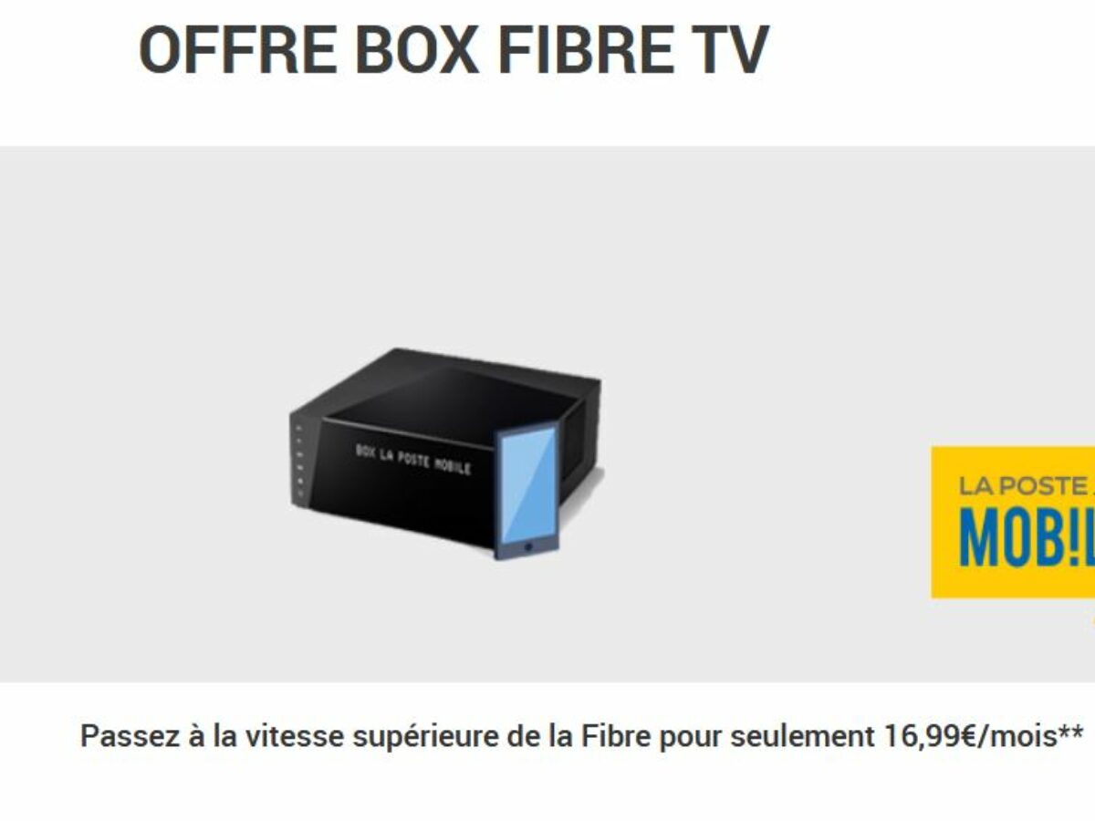 Modem Fibre La Poste Mobile