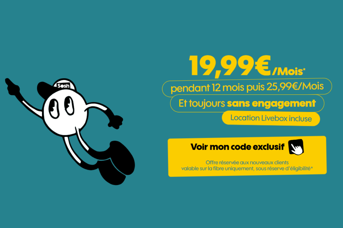 offre sosh fibre vente privée