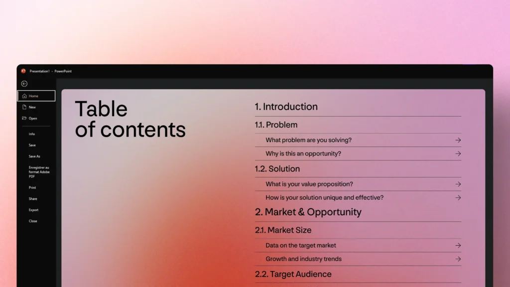 Comment créer un portrait parfait dans une diapositive PowerPoint ?