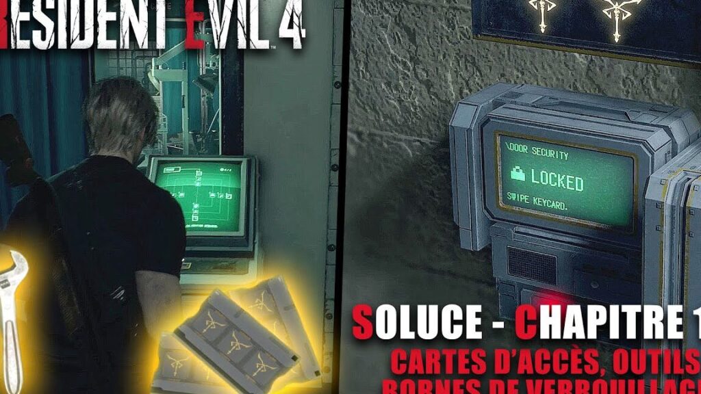 Comment utiliser la clé à molette dans Resident Evil 4 pour débloquer les secrets du jeu ?