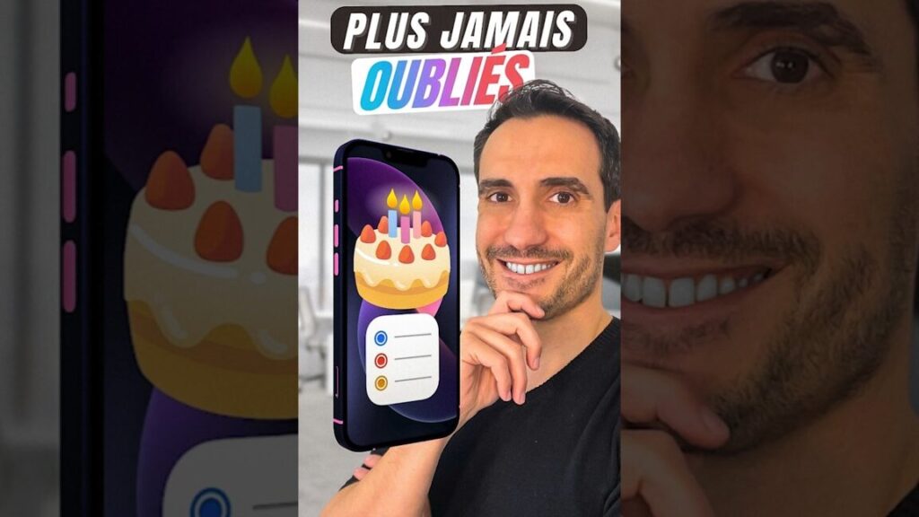 Comment configurer un rappel d’anniversaire sur votre iPhone ?