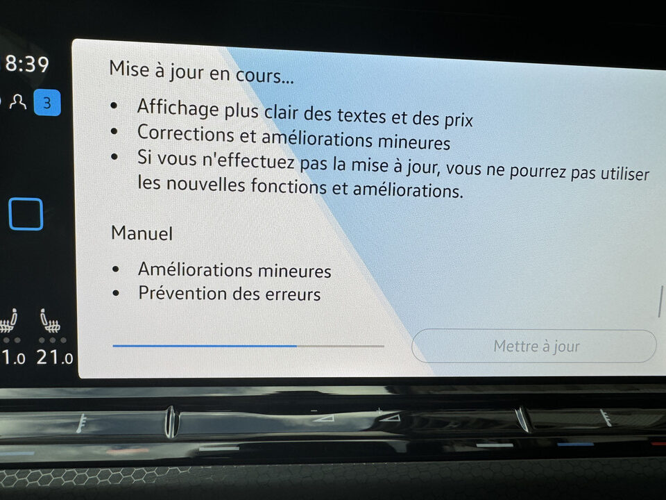 Mise à jour logiciel Golf 8 en 2023 : quels changements et améliorations attendre ?