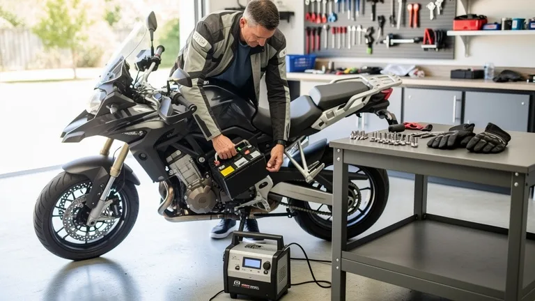 Entretien batterie moto après contrôle