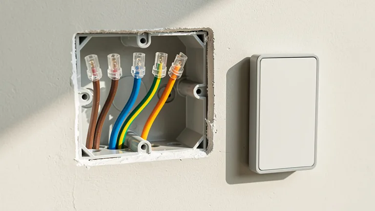 Fils électriques avant branchement