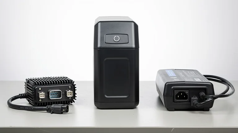 Connecteurs batterie contrôleur et chargeur