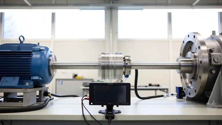 Moteur asynchrone testé sous charge