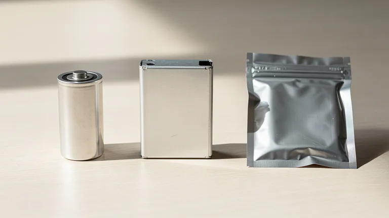 Comparaison visuelle de batteries lithium