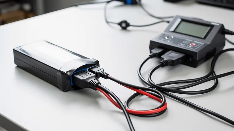 Charge d’une batterie Li-ion 7,4 V