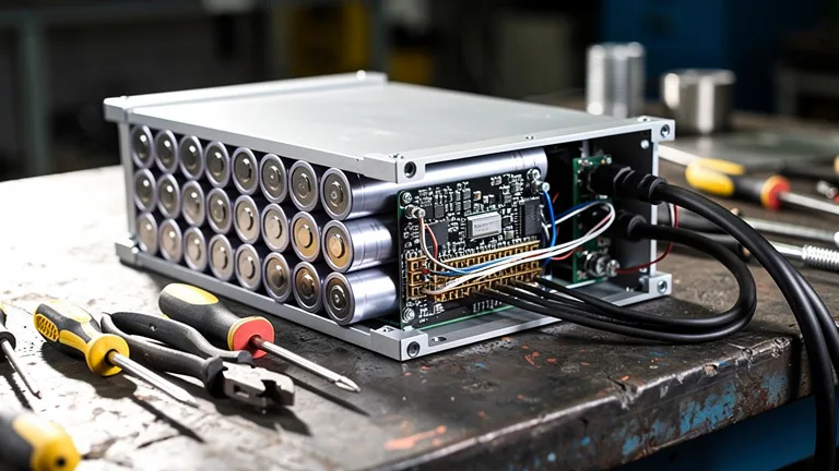 BMS et câblage d’une batterie lithium-ion