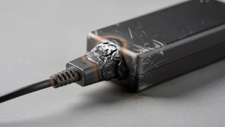 Chargeur lithium-ion défectueux ou surchauffé