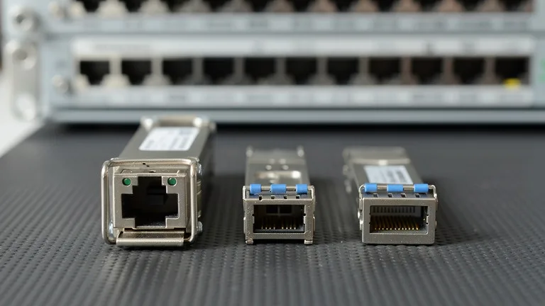 Comparaison visuelle GBIC SFP et SFP+