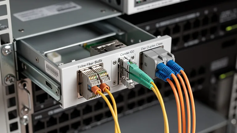 Module BiDi et liaison fibre duplex